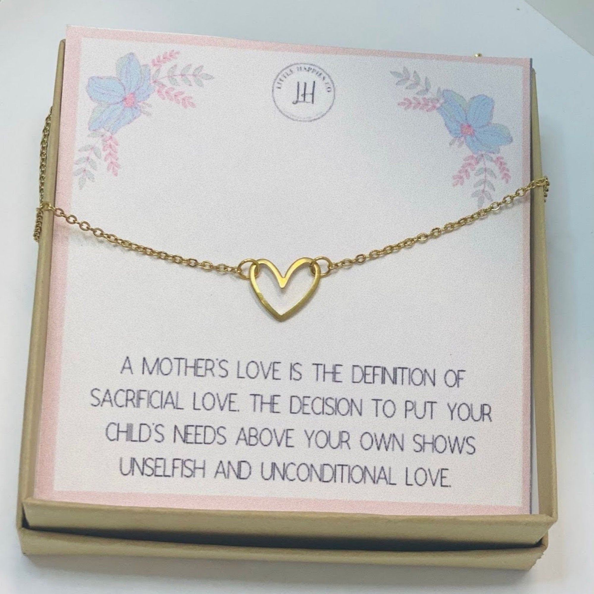 Mom and son forever necklace, From son to mom gifts, To mom from son g –  Little Happies Co