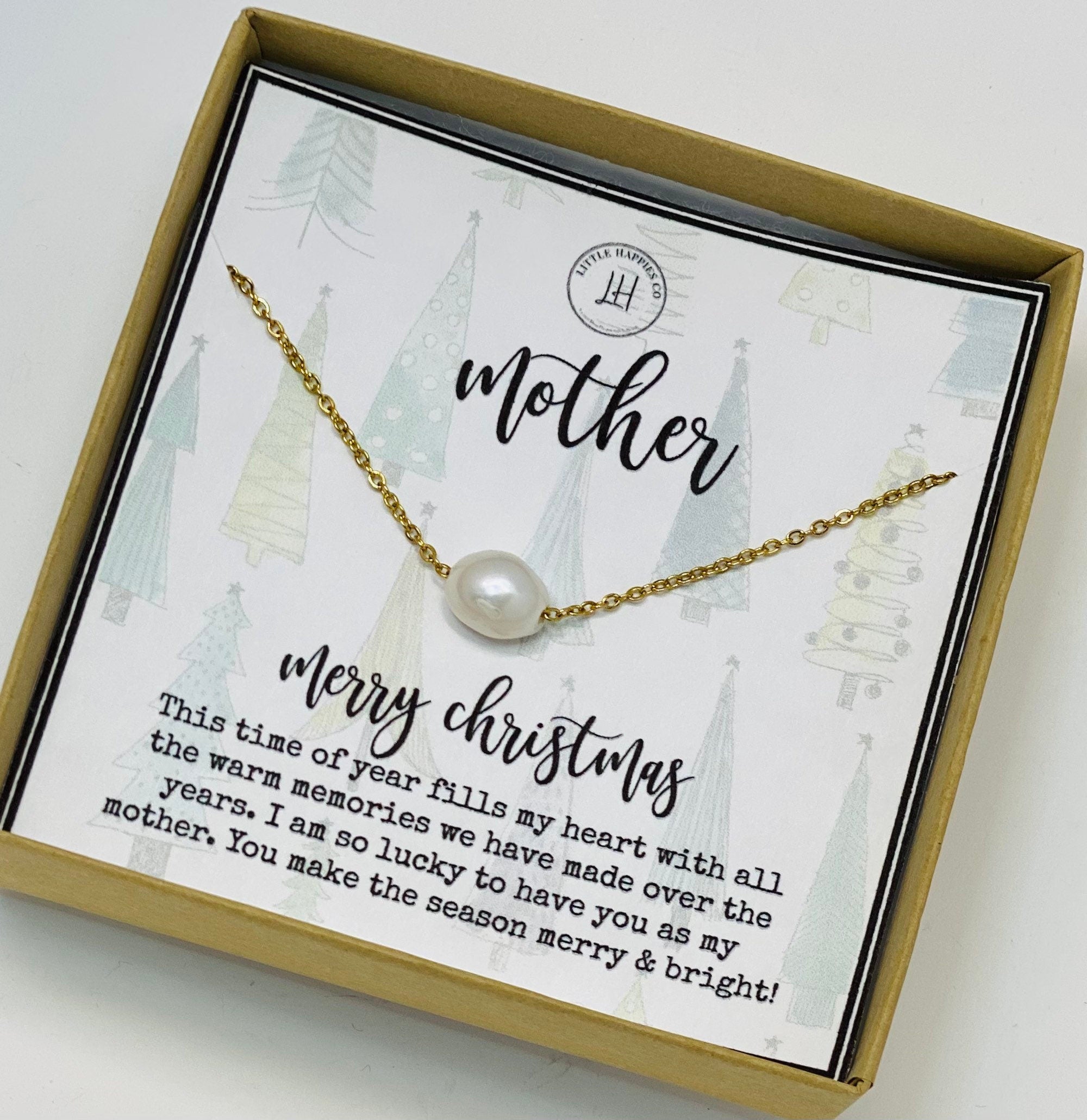 Mom and son forever necklace, From son to mom gifts, To mom from son g –  Little Happies Co