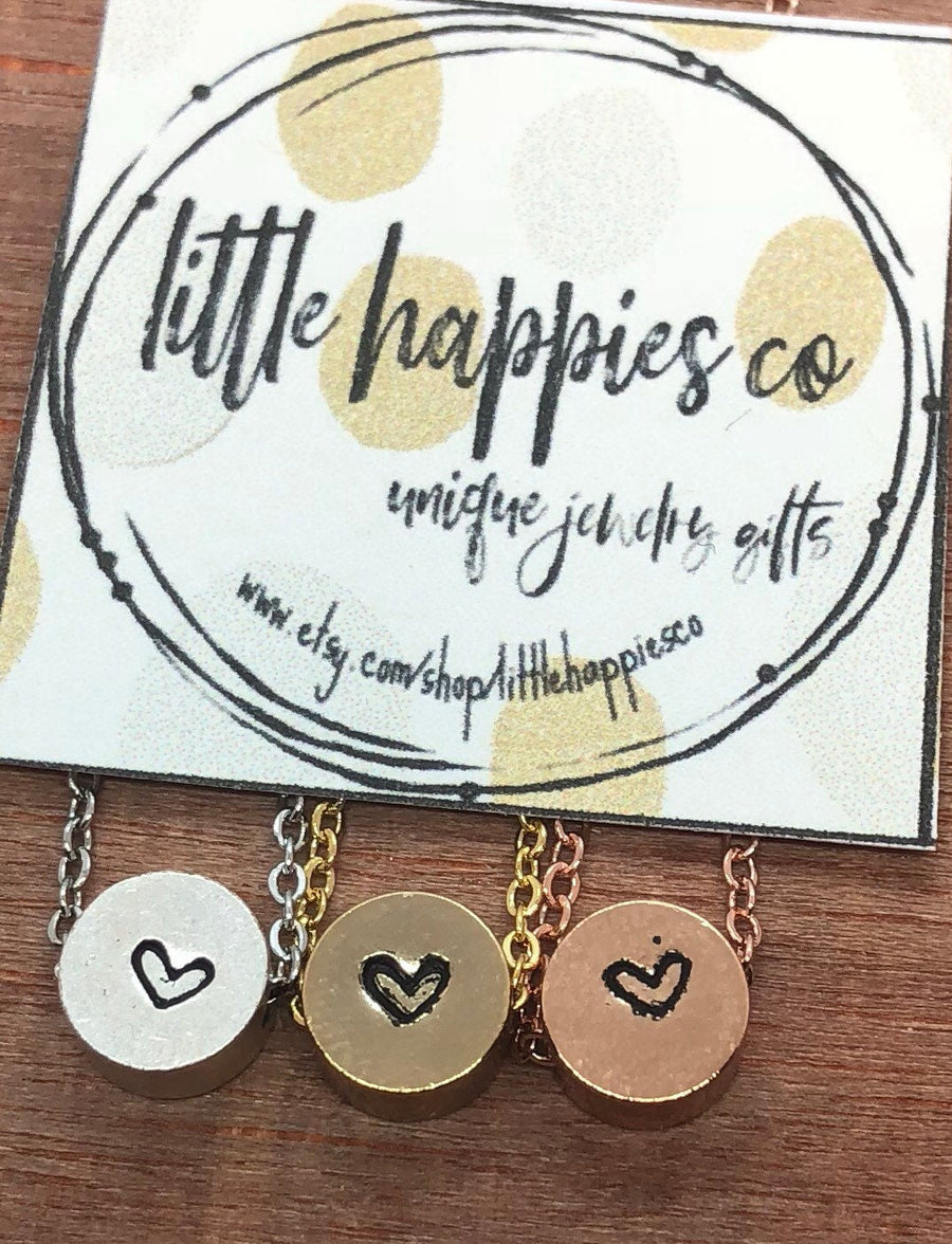 Best friend necklace, heart necklace, friendship necklace, best friend gift, gift for her, friendship gifts, dainty necklace