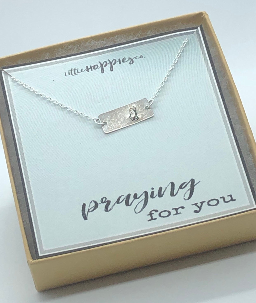 Christian Jewelry, encouragement necklace, praying for you, encouragement gift, sympathy gift, grief gift, miscarriage gift, infertility