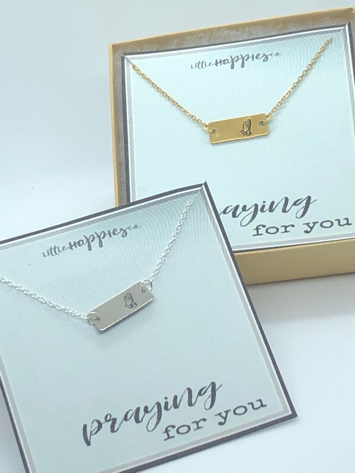 Christian Jewelry, encouragement necklace, praying for you, encouragement gift, sympathy gift, grief gift, miscarriage gift, infertility