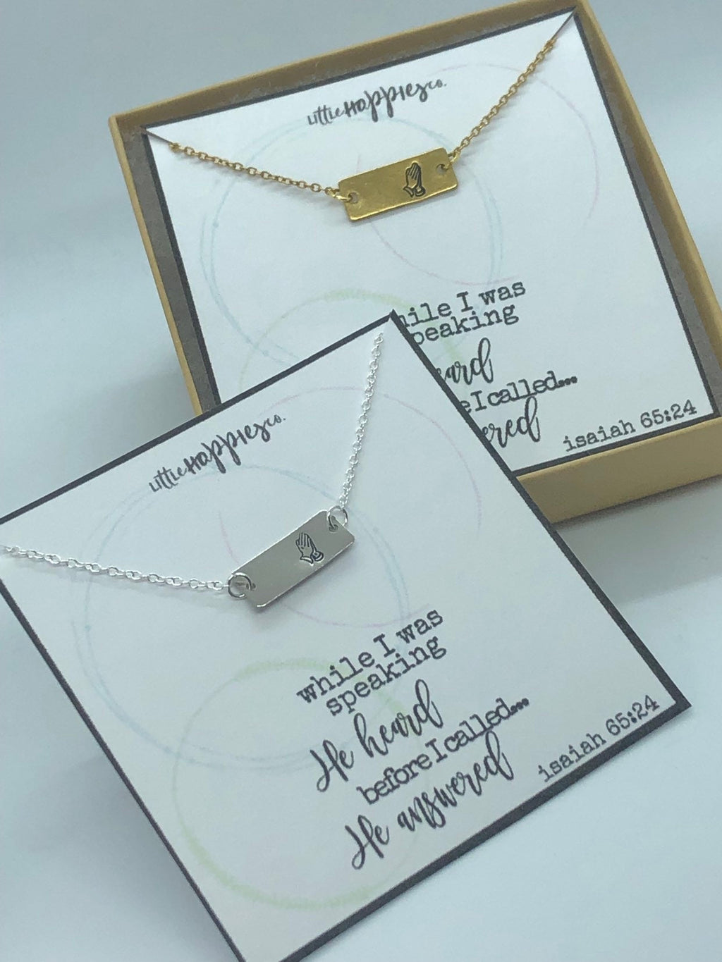 Prayer Necklace, encouragement necklace, praying for you,  christian jewelry, sympathy gift, grief gift, miscarriage gift, infertility