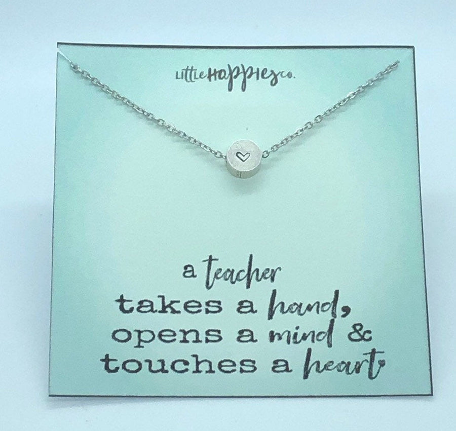 Thank you teacher gift, Gift for teacher, Teacher appreciation gift, Teacher gifts, Teacher end of year gifts, necklace, gift for her