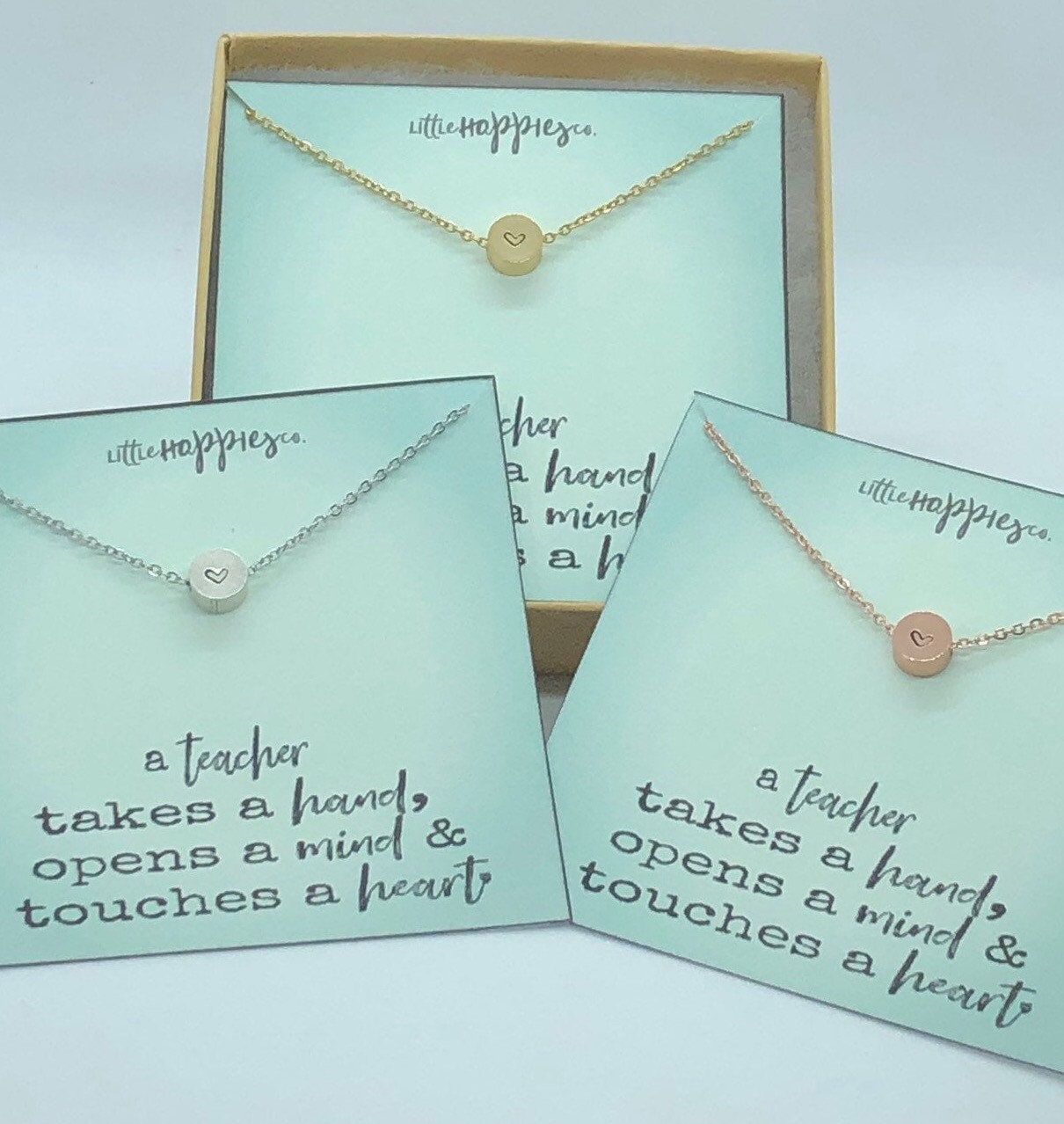 Thank you teacher gift, Gift for teacher, Teacher appreciation gift, Teacher gifts, Teacher end of year gifts, necklace, gift for her