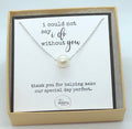 Bridesmaid proposal, bridesmaids gifts, bridesmaid necklace, wedding party gift, I couldn't say I do without you, gift set for bridesmaid