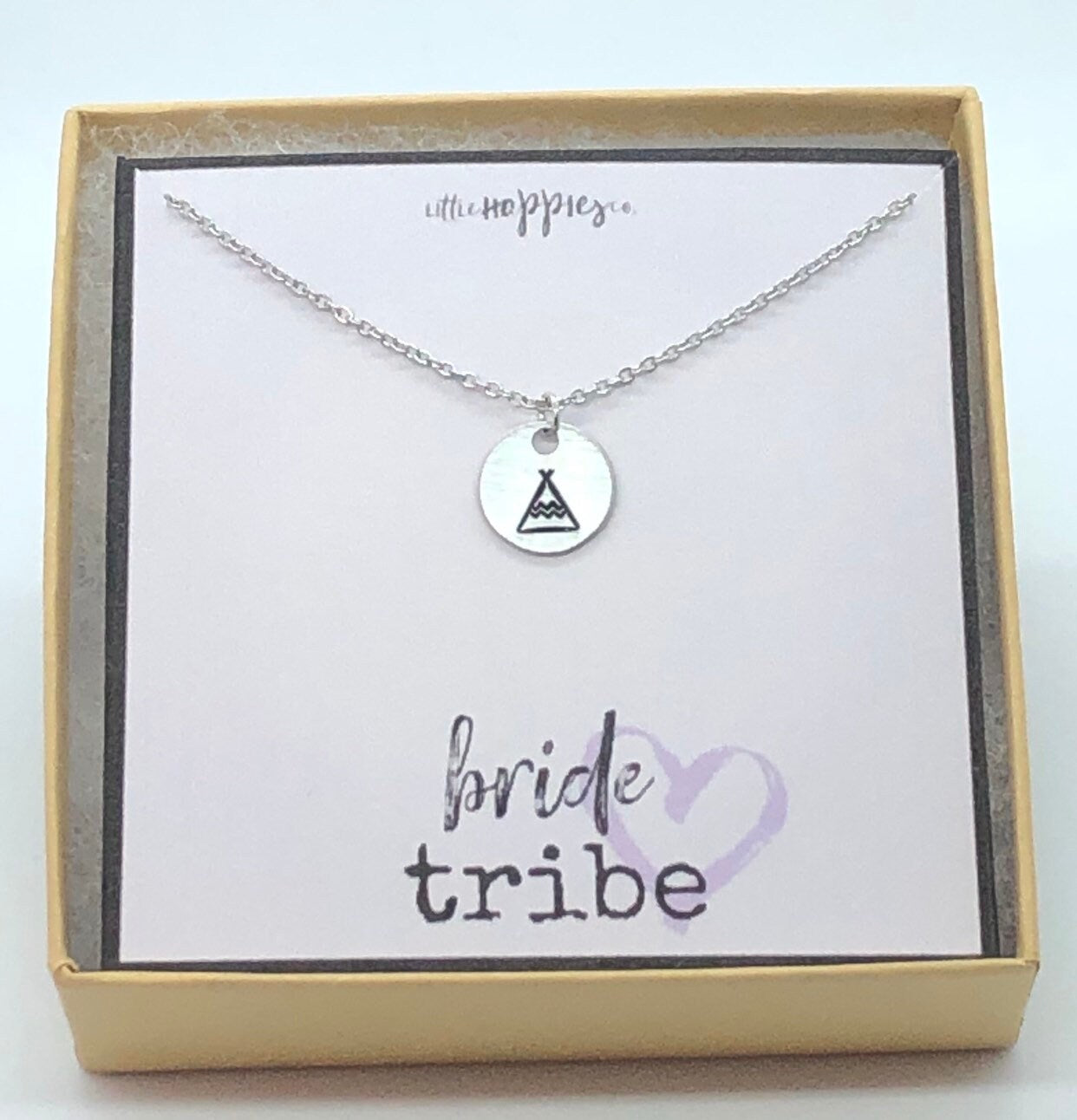 Bachelorette party gifts, bachelorette, bridesmaids gifts, bridesmaid necklace, wedding party gift, bride tribe, teepee, tee pee, bride