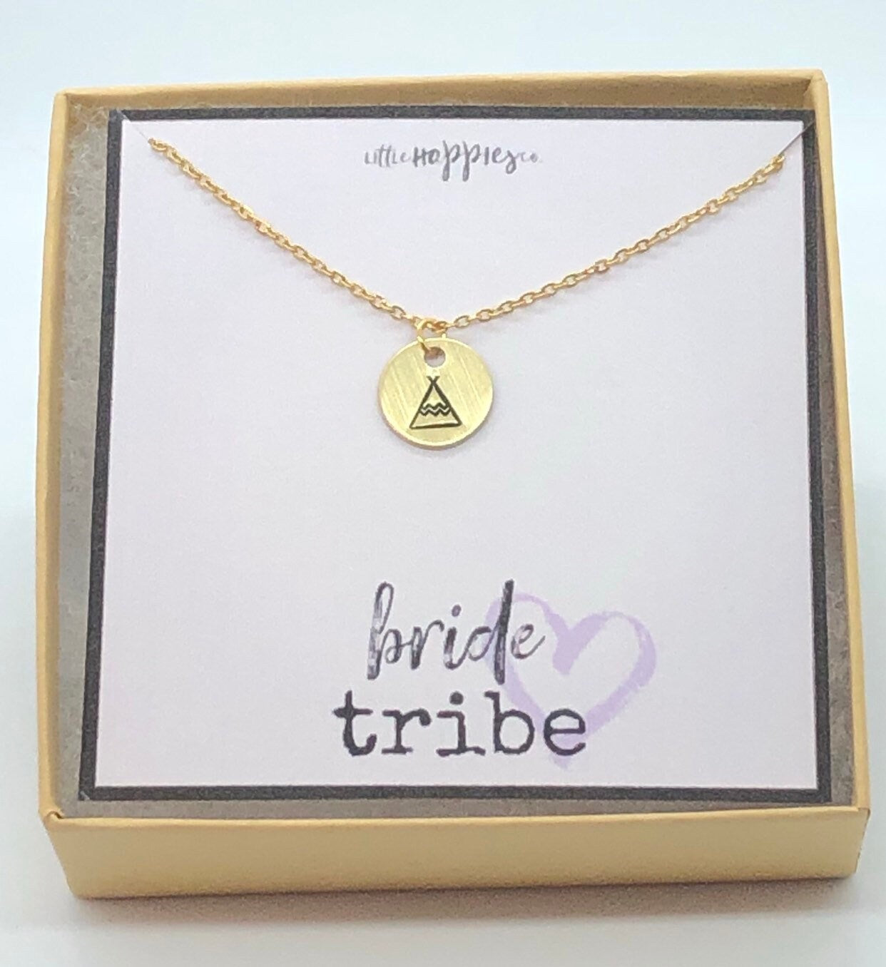 Bachelorette party gifts, bachelorette, bridesmaids gifts, bridesmaid necklace, wedding party gift, bride tribe, teepee, tee pee, bride