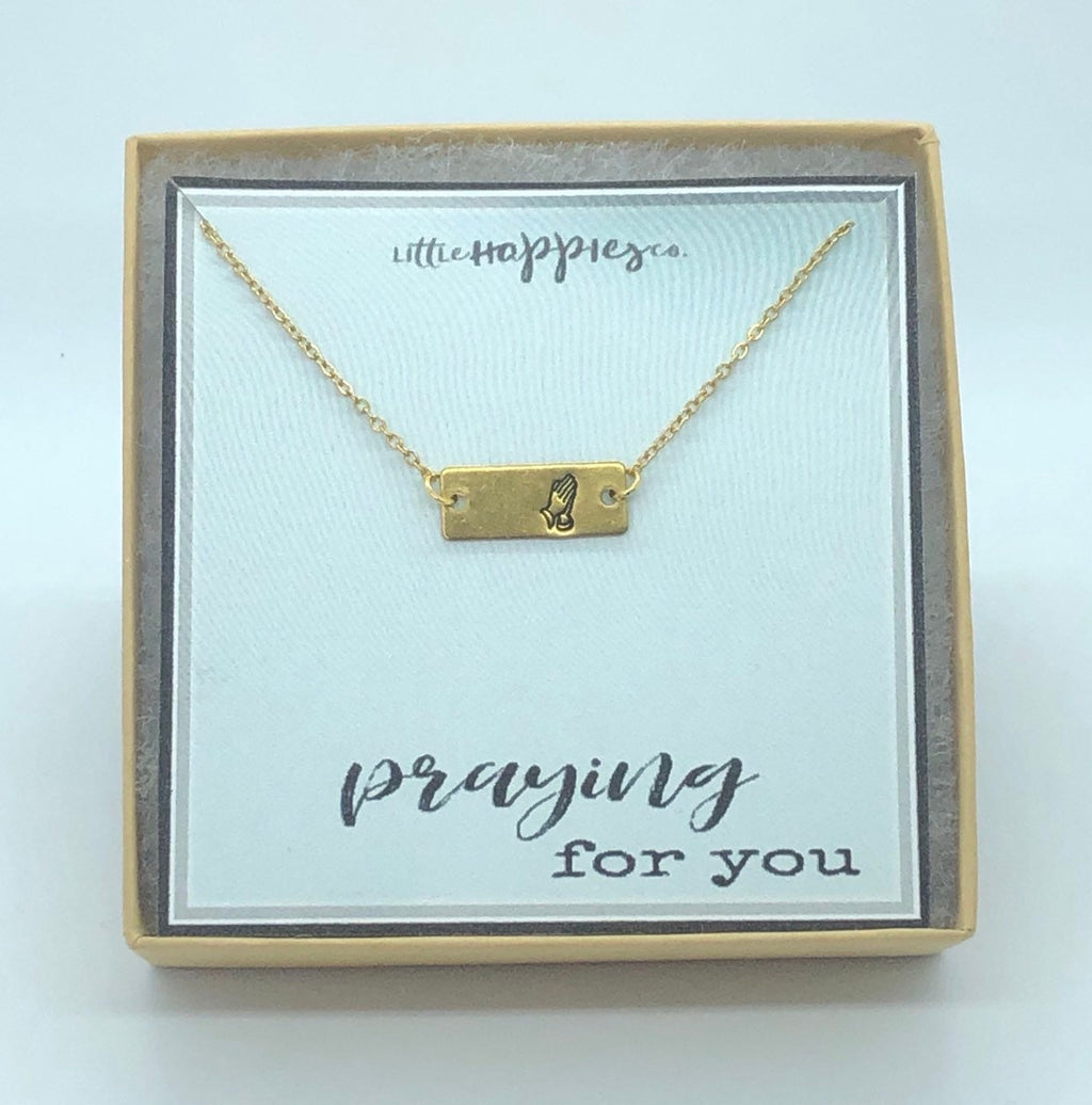 Christian Jewelry, encouragement necklace, praying for you, encouragement gift, sympathy gift, grief gift, miscarriage gift, infertility
