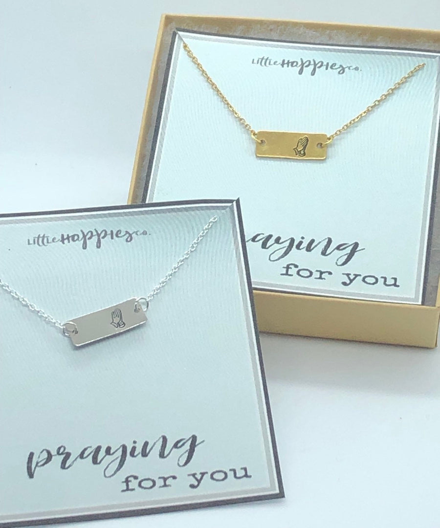 Christian Jewelry, encouragement necklace, praying for you, encouragement gift, sympathy gift, grief gift, miscarriage gift, infertility