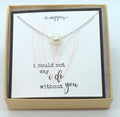 Bridesmaid proposal, bridesmaids gifts, bridesmaid necklace, wedding party gift, I couldn't say I do without you, gift set for bridesmaid