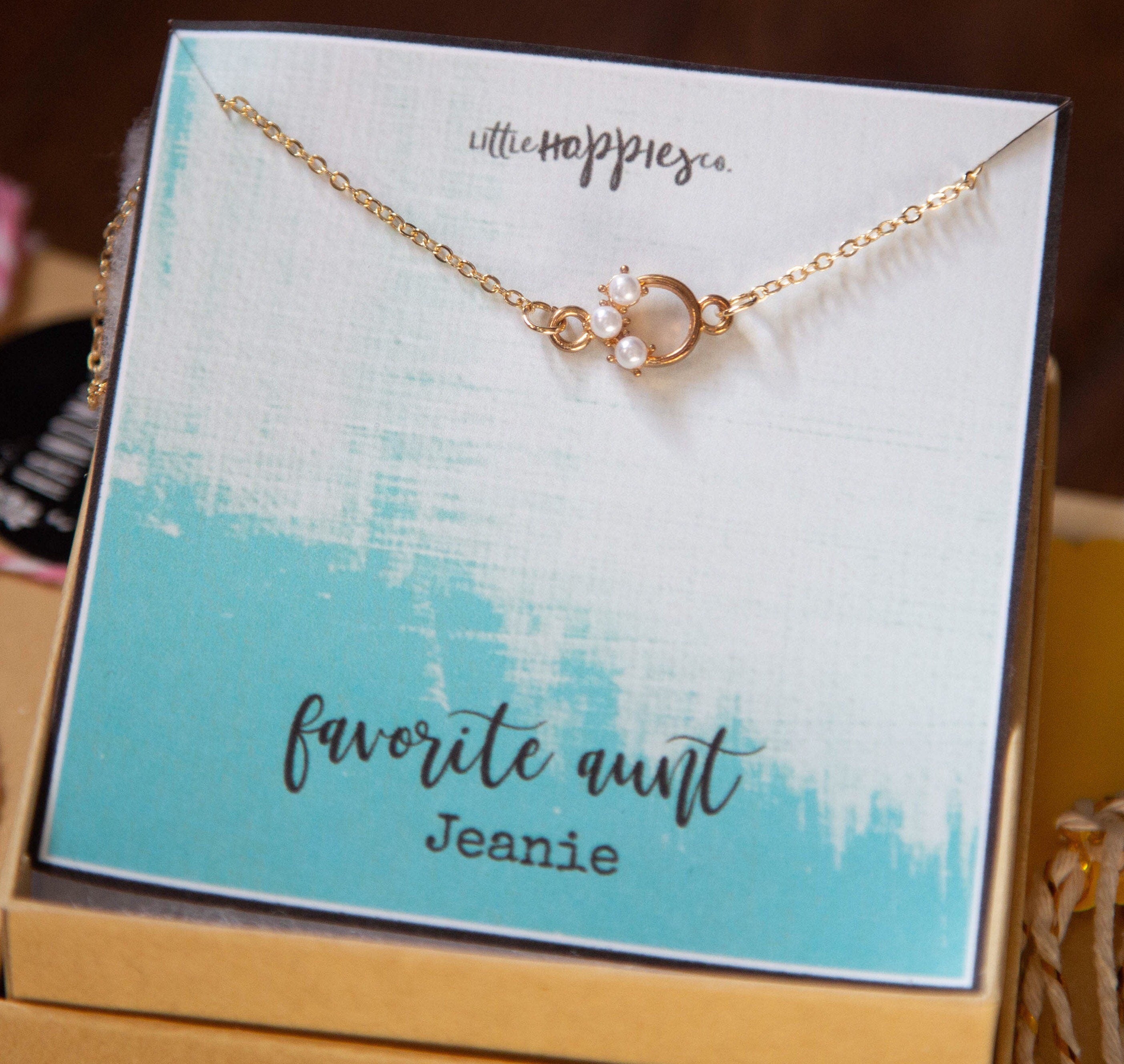 Gift for aunt, aunt gift, aunt necklace, aunt Christmas gift, aunt gift, gift from niece, aunt gifts, Christmas gift for aunt, inexpensive