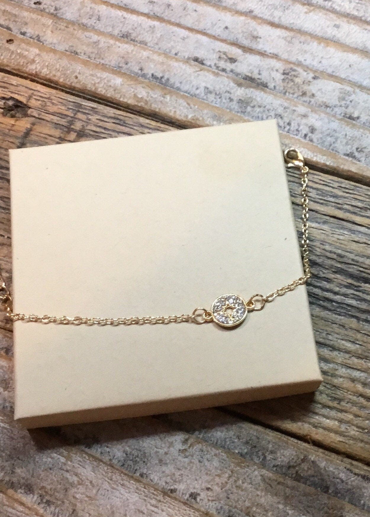 Best friend bracelet with message card, Best friend gift jewelry, Birthday gifts for best friend, Happy birthday friend, Friendship card