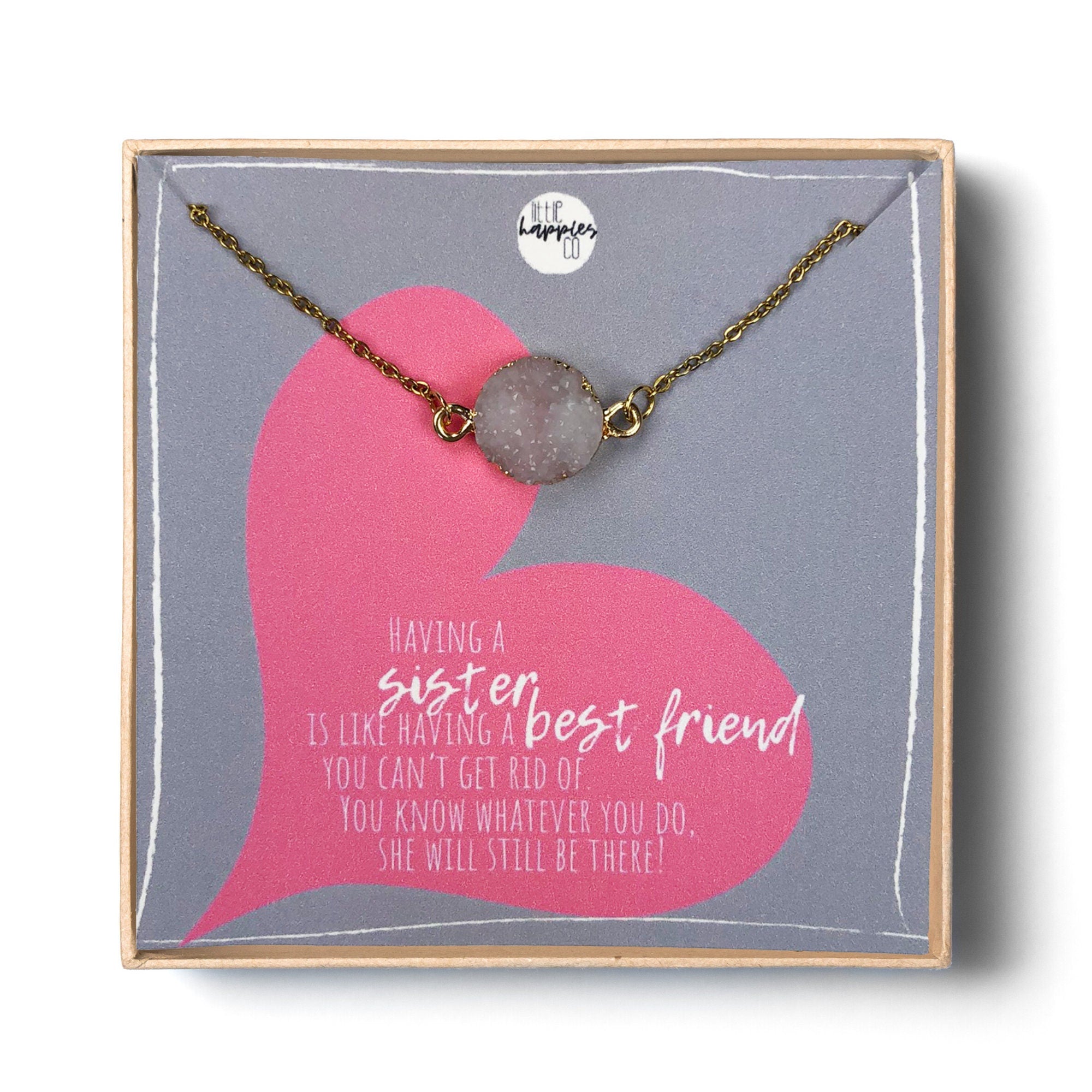 Gift for sister, Sisters gift, Sisters necklace, Necklace for sister, Sister necklace, Sister card, Sister birthday gift, Big sis, Lil sis