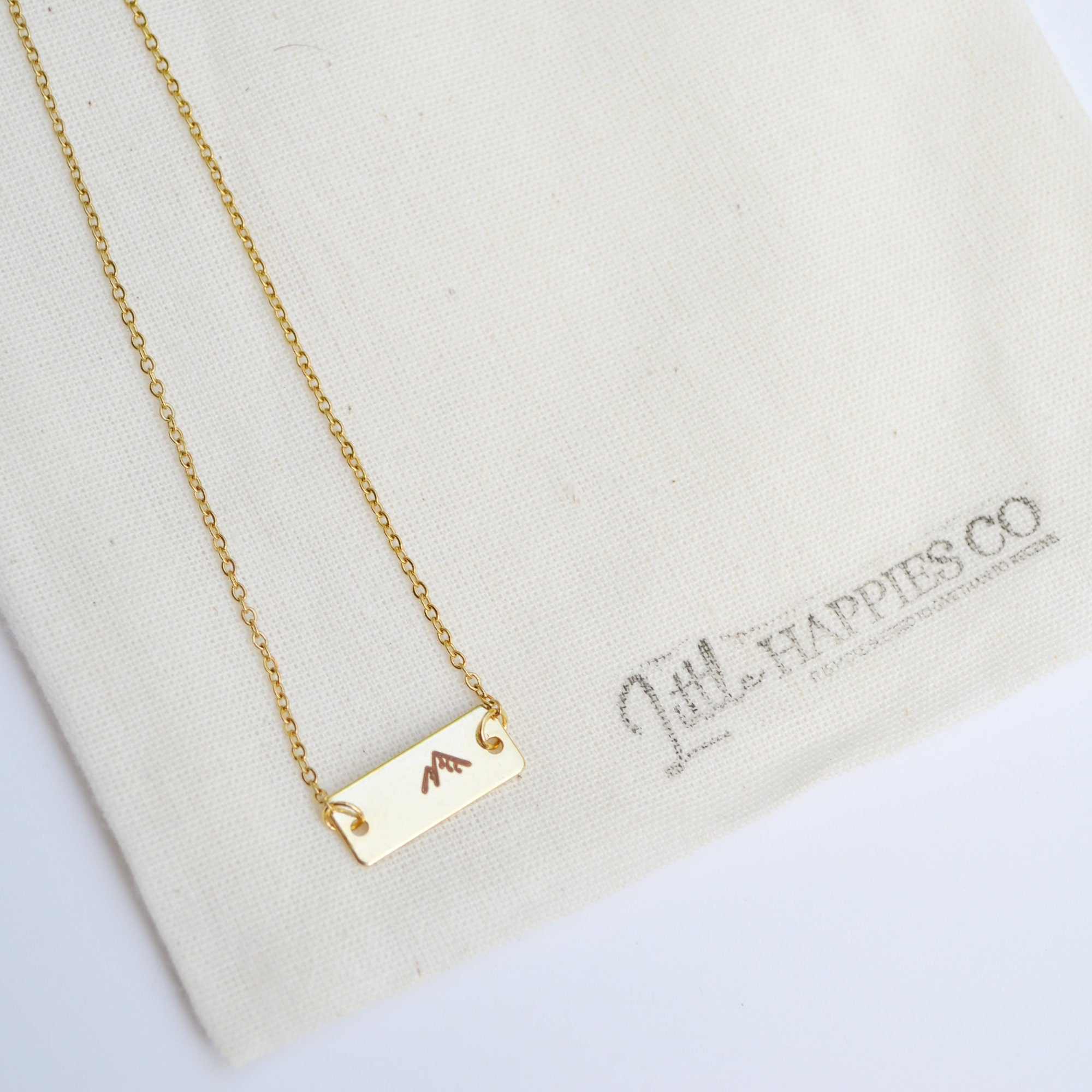 She will move mountains necklace, Team gift, Encouragement jewelry, Mountain jewelry, Inspirational gift, Graduation gifts, Positive quotes