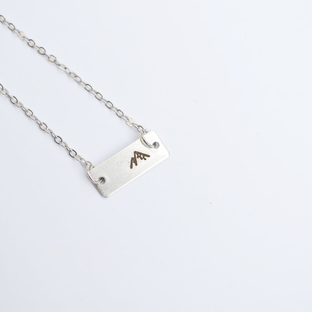 Gold Mountain Necklace, Faith Necklace, Religious Jewelry, Mountain Necklace, Christian Gifts for Friends, Mountain Pendant Necklace