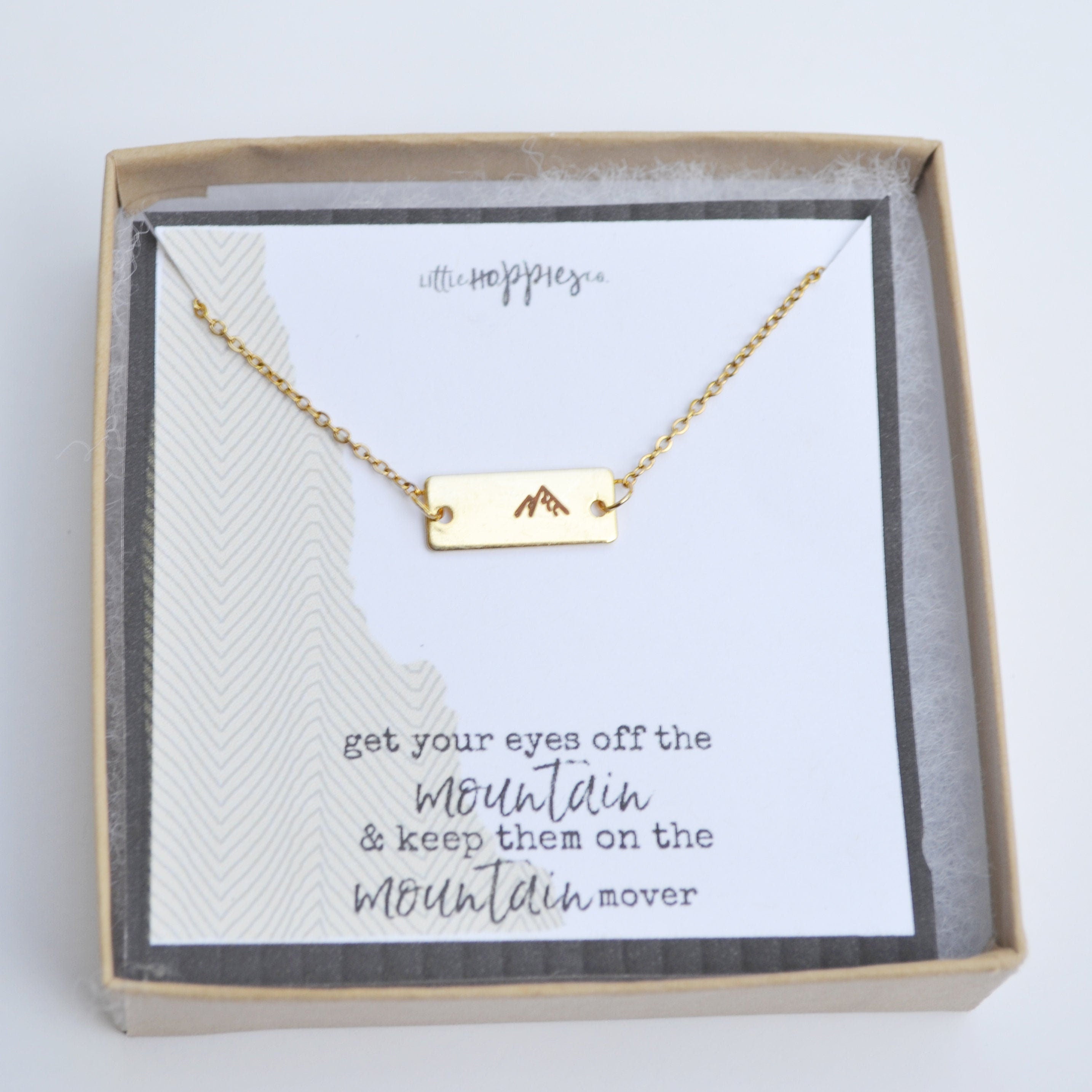 Christian Necklace, Mountain Necklace, Christian Jewelry, Religious Gift, Faith Necklace, Christian Gifts for Friends, Faith Jewelry