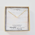 Gold Pearl Necklace, BFF Necklace, Long Distance Friendship Gift, Gift for Best Friend, Long Distance Necklace, BFF Gift, Bestie Jewelry