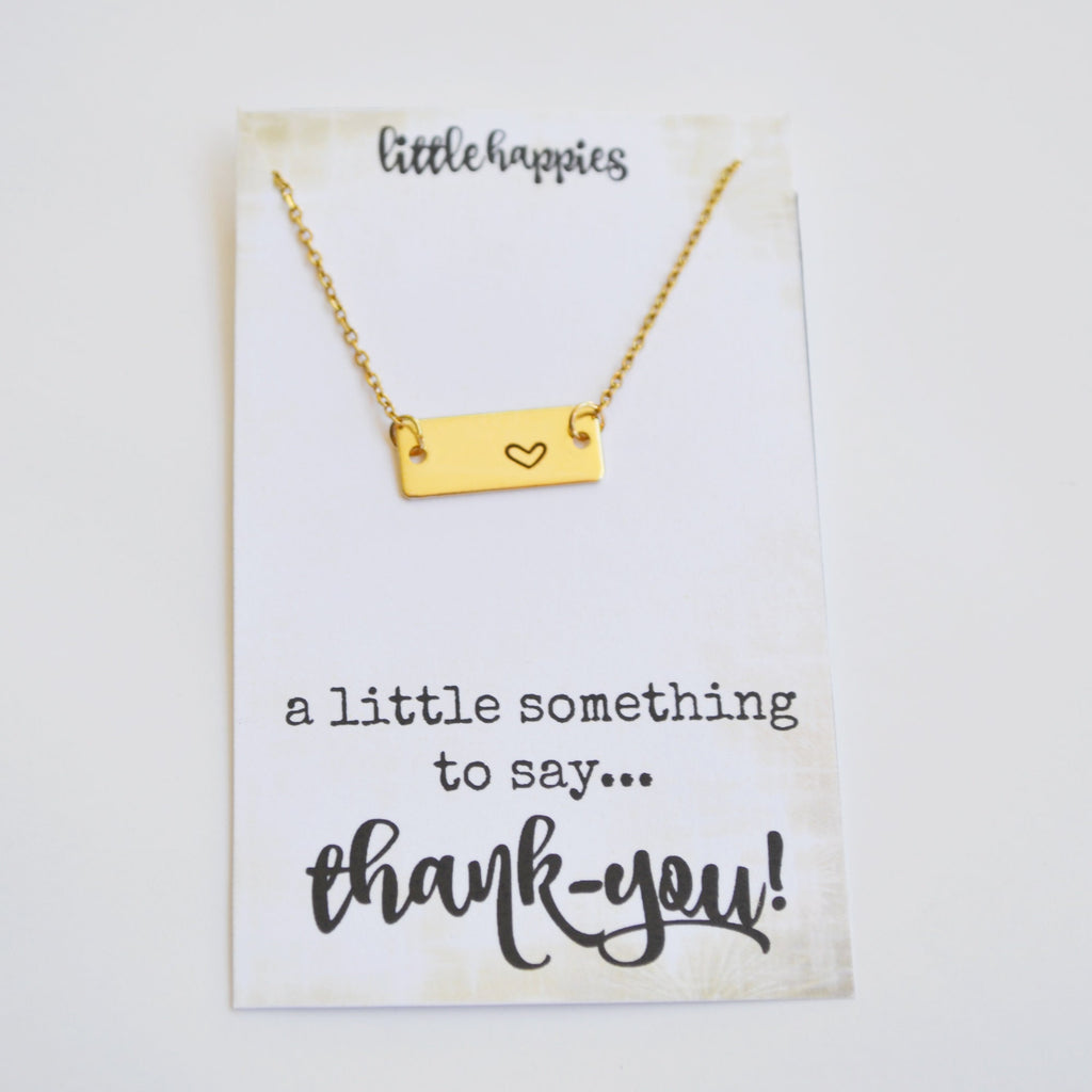 Thank You Gift, Appreciation Gift, Thank You Gift for Friend, Gratitude Necklace, Thank You Necklace, Appreciation Gifts for Friends