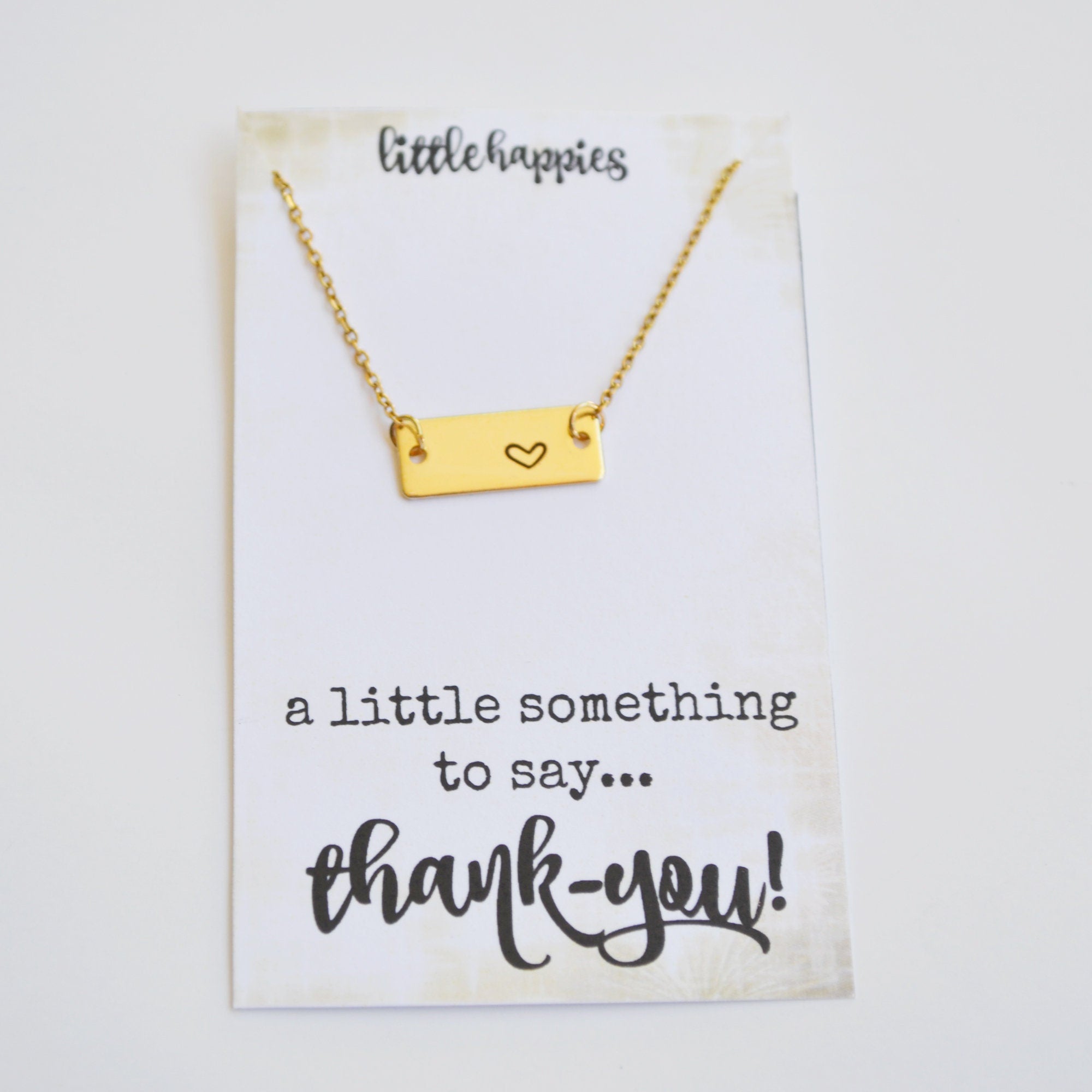 Thank You Gift, Appreciation Gift, Thank You Gift for Friend, Gratitude Necklace, Thank You Necklace, Appreciation Gifts for Friends