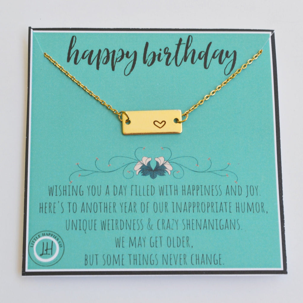 Happy Birthday Gift, Birthday Gift for Friend, Birthday Necklace for Her, Best Friend Gift, Gift for Friend Birthday, Birthday Jewelry