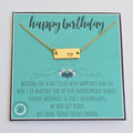 Happy Birthday Gift, Birthday Gift for Friend, Birthday Necklace for Her, Best Friend Gift, Gift for Friend Birthday, Birthday Jewelry