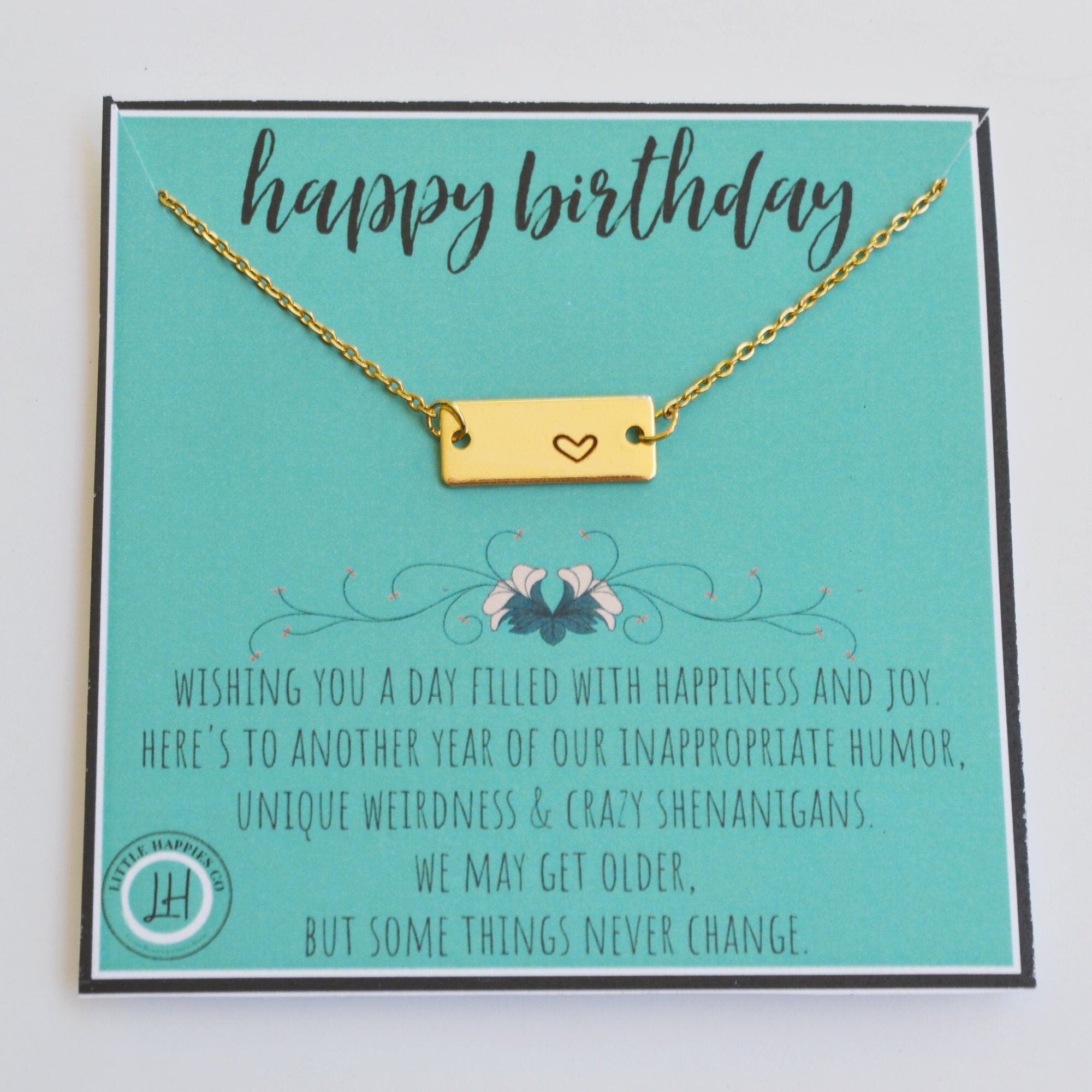 Happy Birthday Gift, Birthday Gift for Friend, Birthday Necklace for Her, Best Friend Gift, Gift for Friend Birthday, Birthday Jewelry