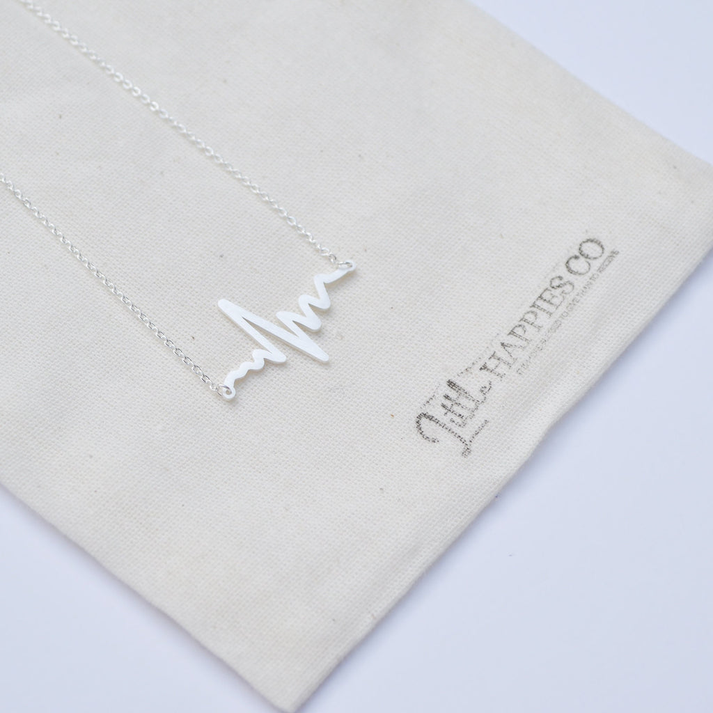 Heartbeat Necklace, Nurse Thank You Gift, Nurse Appreciation Gift, Gift for Nurse, Nurse Jewelry, Nurse Necklace, Nurse Gift, Thank You Gift