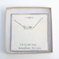 Mountain Necklace, encouragement necklace, Encouragement gift,  christian, Dainty Womens gift, Faith, miscarry, miscarriage gift, grief gift