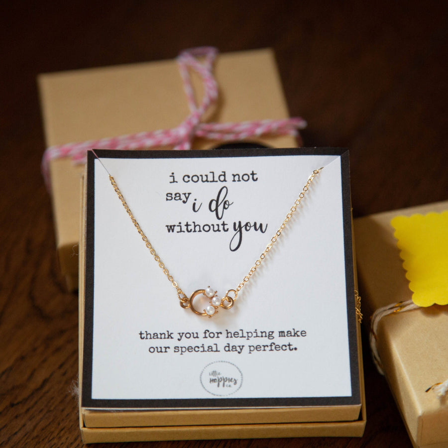 Bridesmaid Gifts, Thank You Gift, Thank You Gift for Bridesmaid, Bridesmaid Jewelry, Wedding Gift, Wedding Jewelry, Bridesmaid Necklace