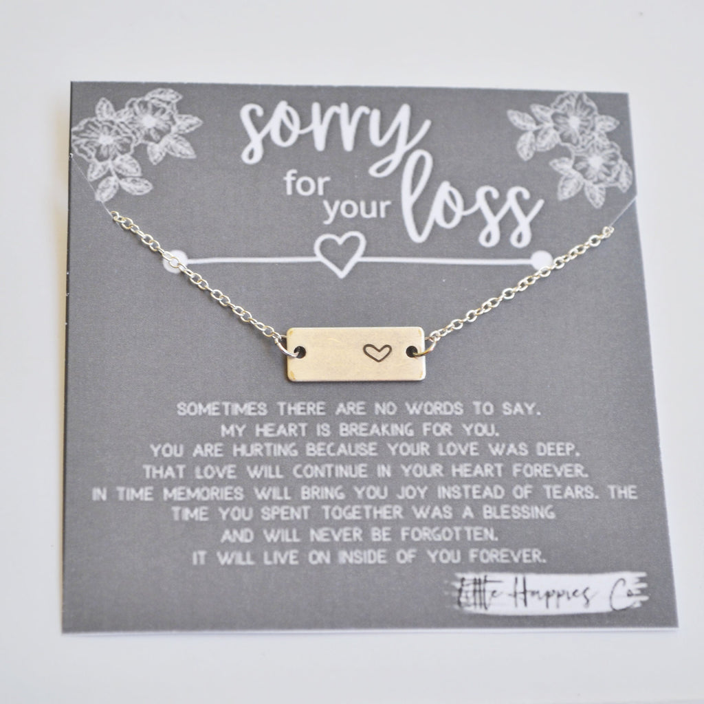 Sympathy Gift, Grief Gift, Miscarriage Gift, Sorry For Your Loss Gift, Loss of Baby Necklace, Rainbow Baby Necklace, Gift for Rainbow Baby