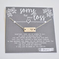 Sympathy Gift, Grief Gift, Miscarriage Gift, Sorry For Your Loss Gift, Loss of Baby Necklace, Rainbow Baby Necklace, Gift for Rainbow Baby