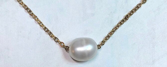 Baby shower hostess gift, baby boy shower hostess thank you gift, baby girl shower host gifts, dainty pearl necklace
