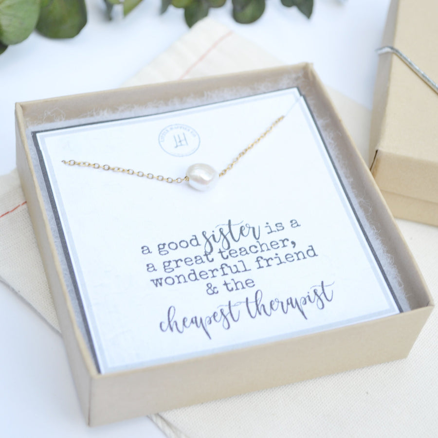 Necklace for Sister, Sister Gift Ideas, Sister Jewelry Gift, Git for Sister, Sister Appreciation, Sister Birthday Gift, Sister Necklace