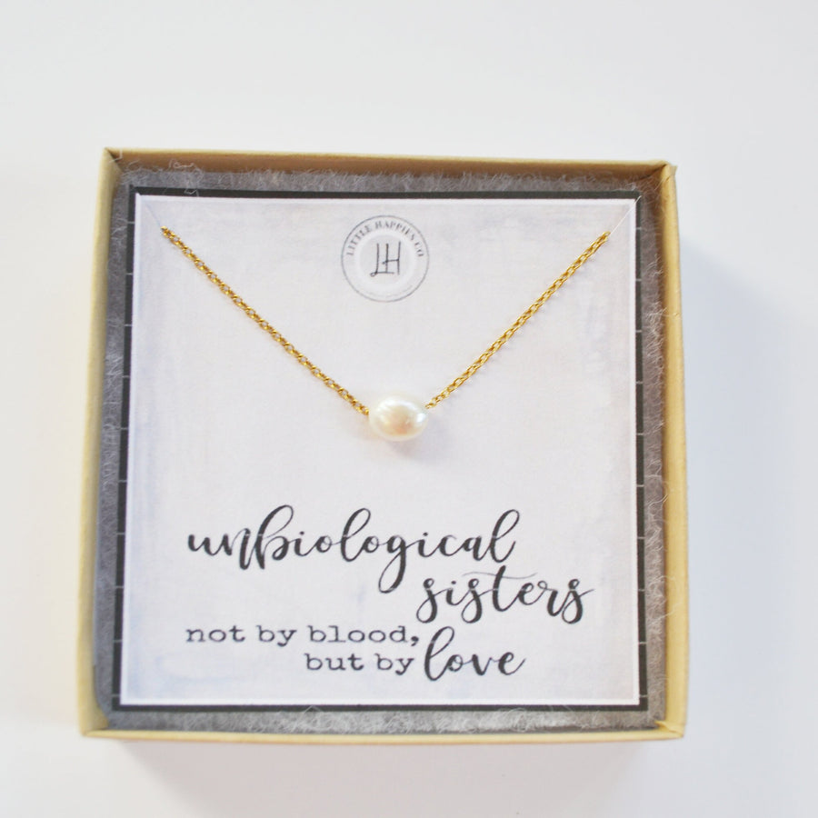 Unbiological Sister Necklace, Best Friend Gift Idea, Soul Sister Necklace, Unbiological Sister Jewelry, Bestfriend Gifts, BFF Gifts