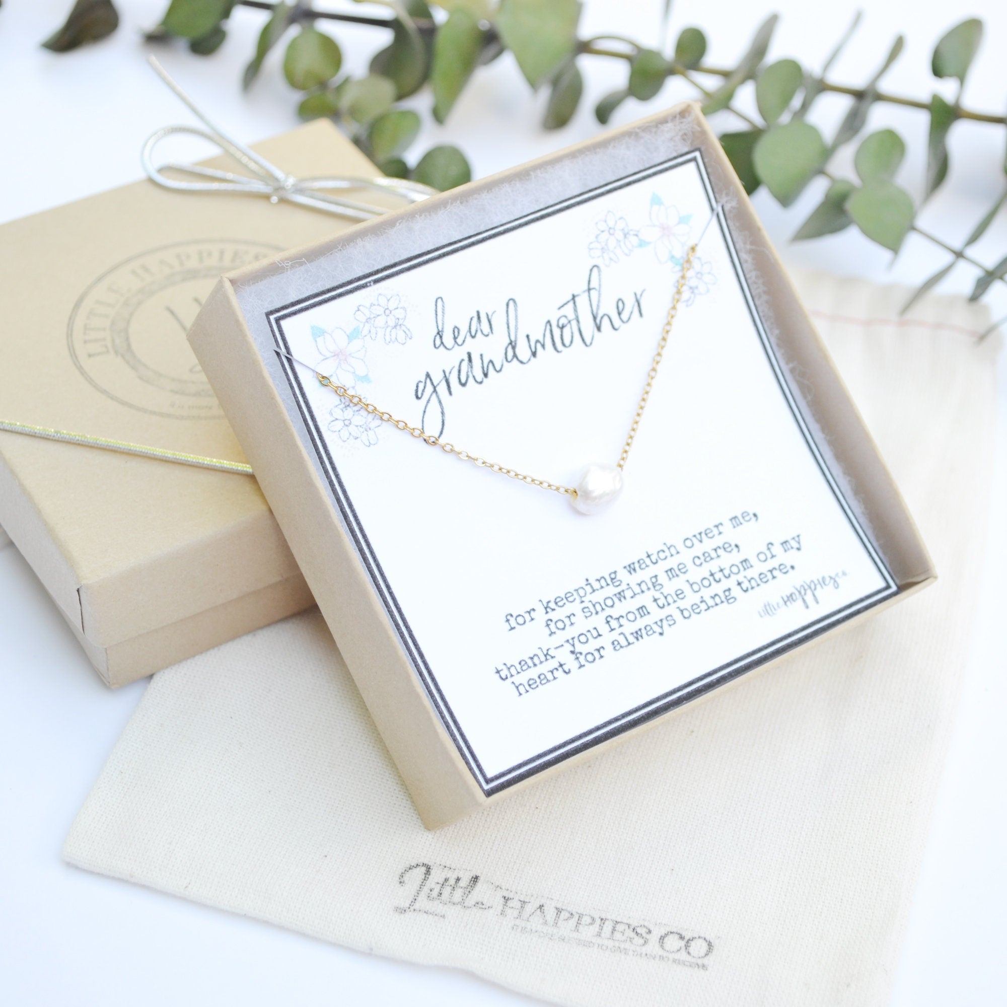 Gift for Grandma, Thank You Gift, Grandma Appreciation, Grandmother Gift, Grandma Jewelry, Granny Gift, Grandma Necklace, Nana Jewelry