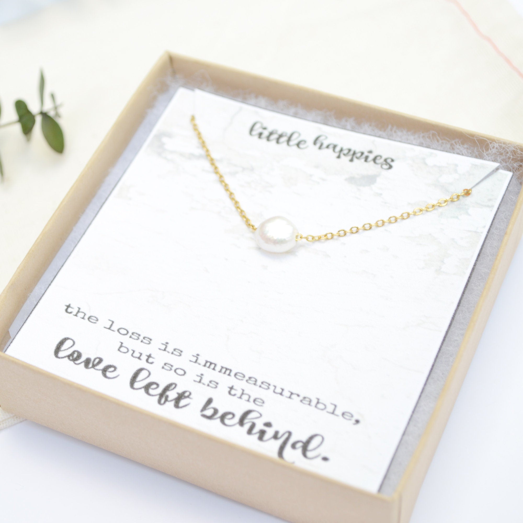Sympathy Gift, Bereavement Gift, Sympathy Necklace, Sympathy Jewelry, Grief Gift, Sorry for Your Loss, Memorial Gift