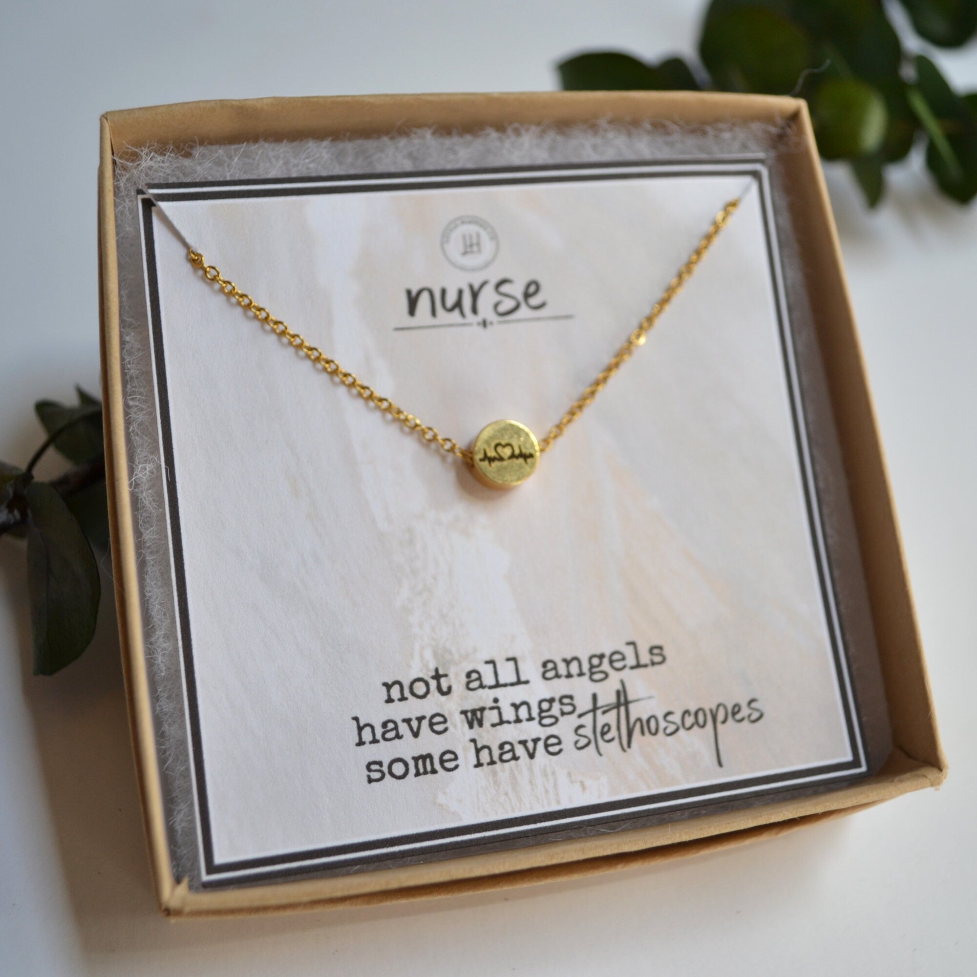 Heartbeat Necklace, Gift for nurse, RN gift, Nursing gift, Nursing School graduation gift, Healthcare worker gift, LPN gift, necklace, gifts