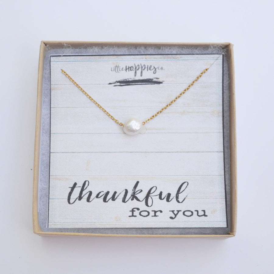 Inspirational Gifts, Thank You Necklace, Encouragement Gifts, Thank You Gift, Appreciation Gifts, Friendship Necklace, Minimalist Necklace
