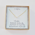Appreciation Gift, Gift for Teacher, Teacher Necklace, Teacher Thank You Gift, Teacher Jewelry, Thank You Gift, Gifts for Her, Gold Necklace