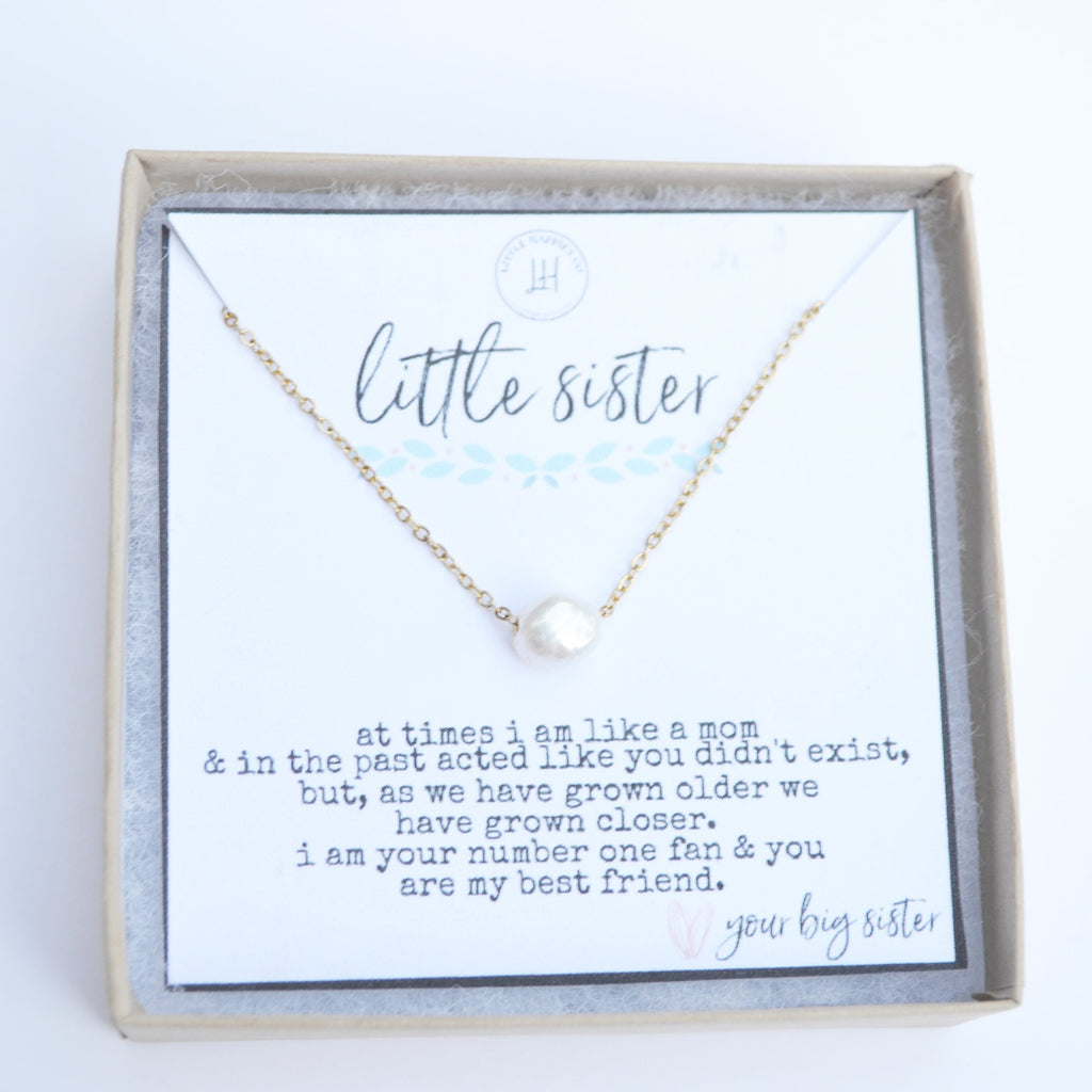 Sister Jewelry Gift, Necklace for Sister, Little Sister Gifts, Sister Gift, Gift for Little Sister, Sister Gift Ideas, Sister Appreciation