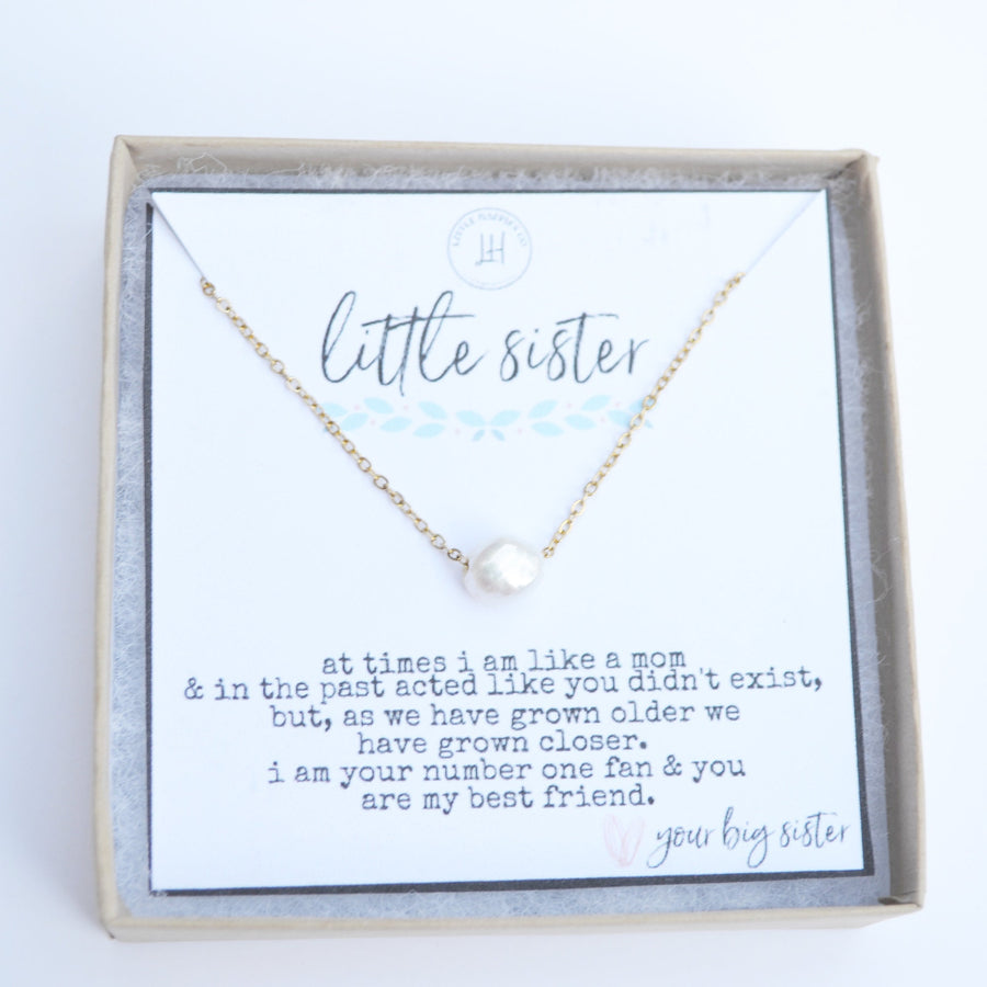 Christmas Jewelry Gifts for Little Sister from Big Brother or Big Sister,  Fairy Moon Pendant Necklace, I Love You To The Moon and Back, Big Sis  Jewelry for Girls, Teens, Tweens (Multi