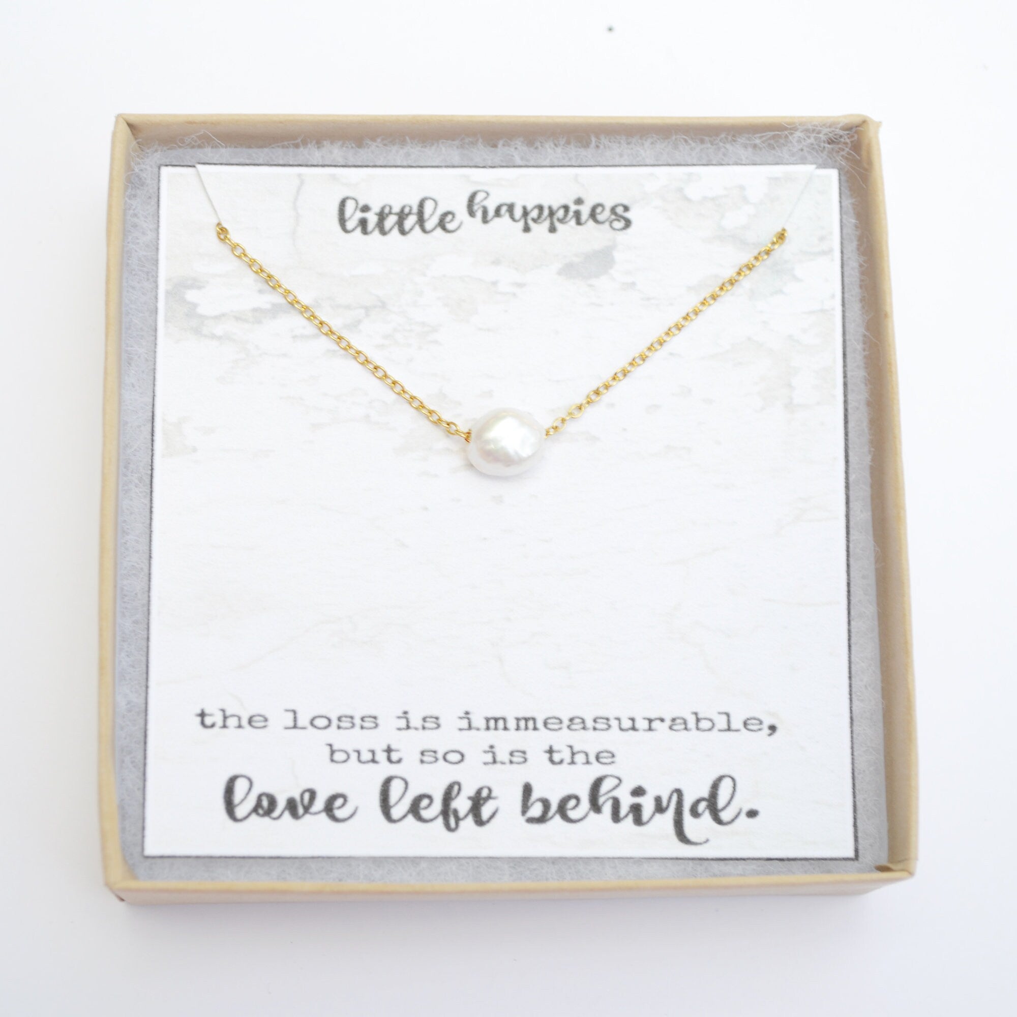 Sympathy Necklace, Sorry for Your Loss, Sympathy Jewelry, Grief Gift, Sympathy Gift, Bereavement Gift, Memorial Gift