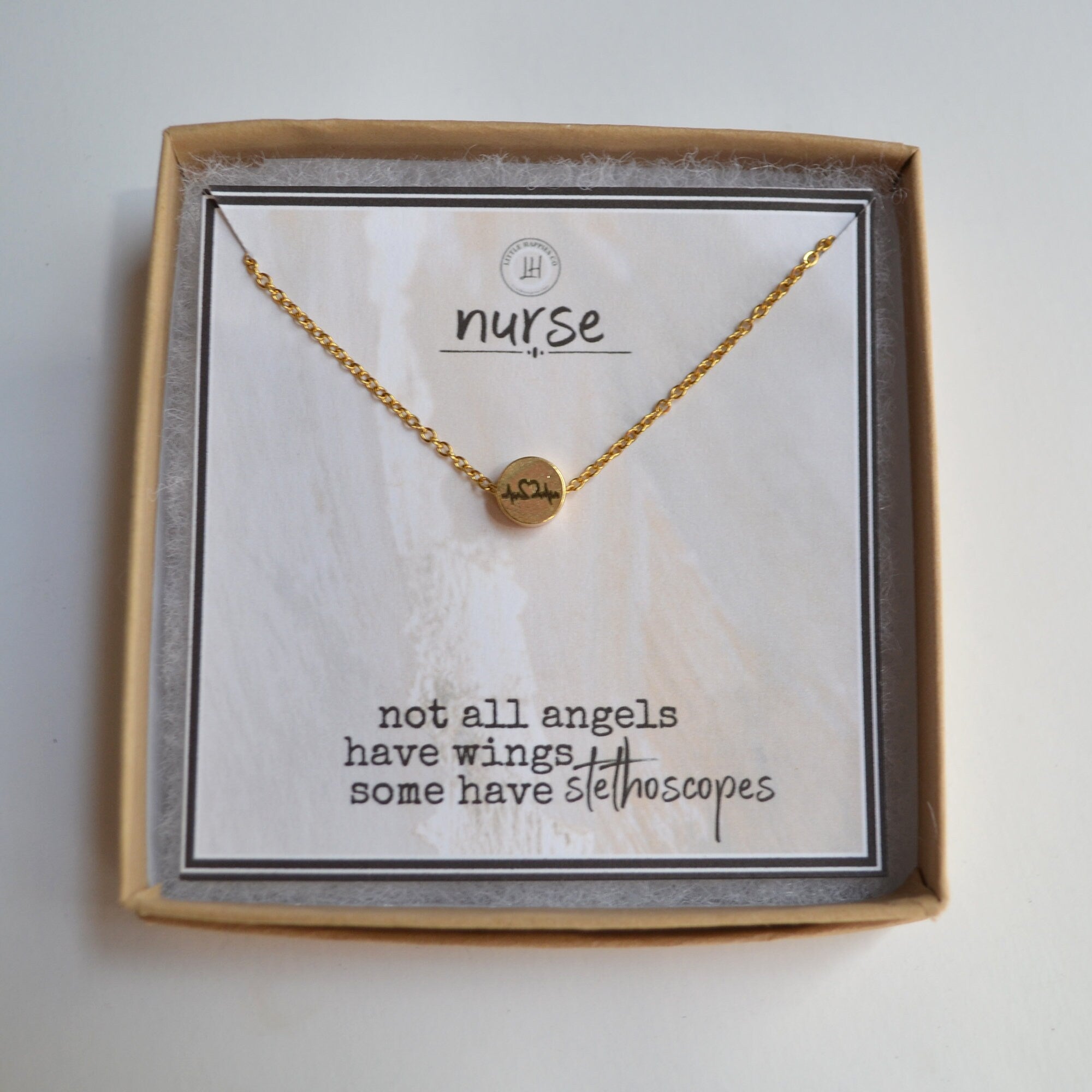 Heartbeat Necklace, Gift for nurse, RN gift, Nursing gift, Nursing School graduation gift, Healthcare worker gift, LPN gift, necklace, gifts