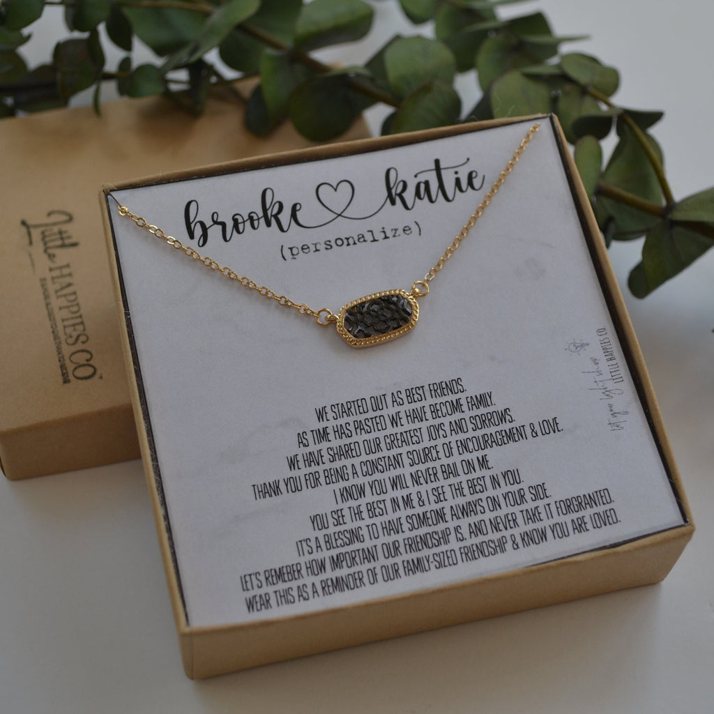 Personalized friend gifts, Sentimental gifts for best friends, Keepsake gifts, Filigree necklace, Birthday gift ideas for best friend female