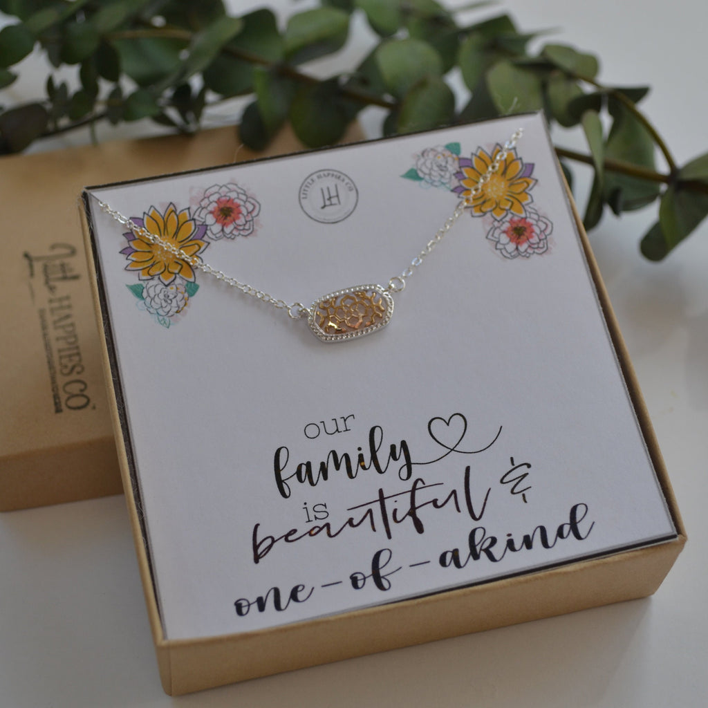 Family necklace, Gift for new mom, Gift for wife from husband, Wife gift, Wife birthday gift, Sentimental gifts, Sentimental gift for wife