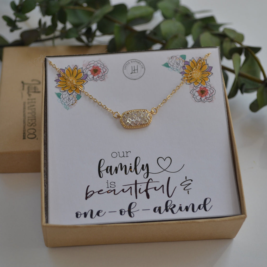 Family necklace, Gift for new mom, Gift for wife from husband, Wife gift, Wife birthday gift, Sentimental gifts, Sentimental gift for wife
