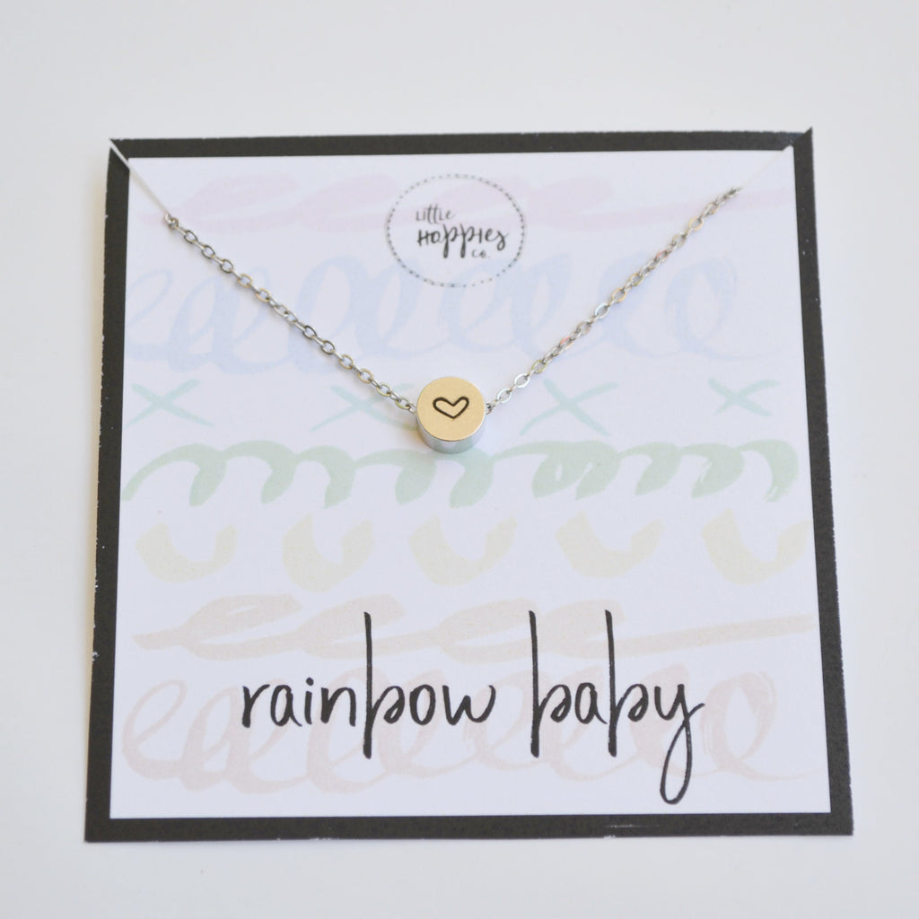 Rainbow baby gift, Rainbow baby necklace, Miracle baby, Baby after loss, Rainbow baby girl, Rainbow baby boy, Rainbow baby shower gift