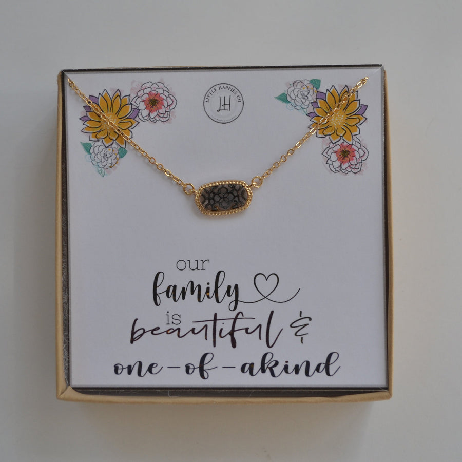 Family necklace, Gift for new mom, Gift for wife from husband, Wife gift, Wife birthday gift, Sentimental gifts, Sentimental gift for wife