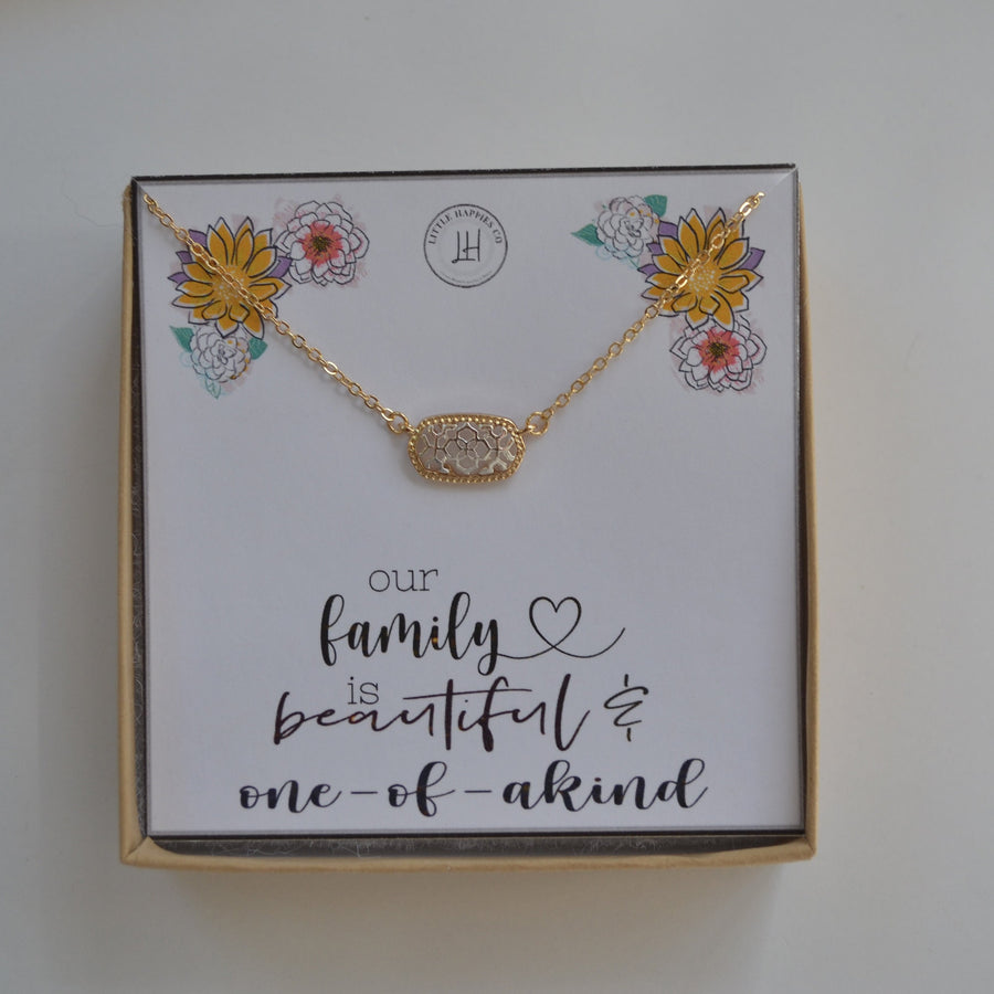 Family necklace, Gift for new mom, Gift for wife from husband, Wife gift, Wife birthday gift, Sentimental gifts, Sentimental gift for wife