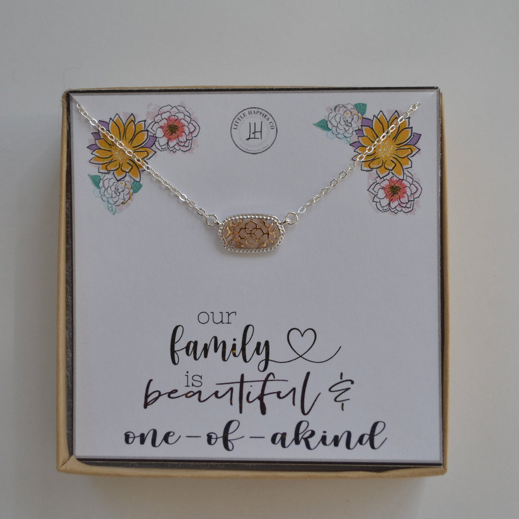 Family necklace, Gift for new mom, Gift for wife from husband, Wife gift, Wife birthday gift, Sentimental gifts, Sentimental gift for wife